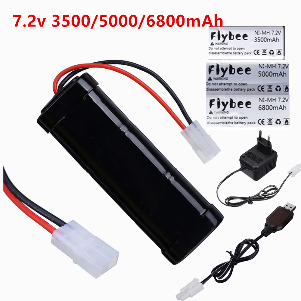 Rc Hobby Truck - Nowy akumulator 7.2V 5000/6800mAh NiMH do