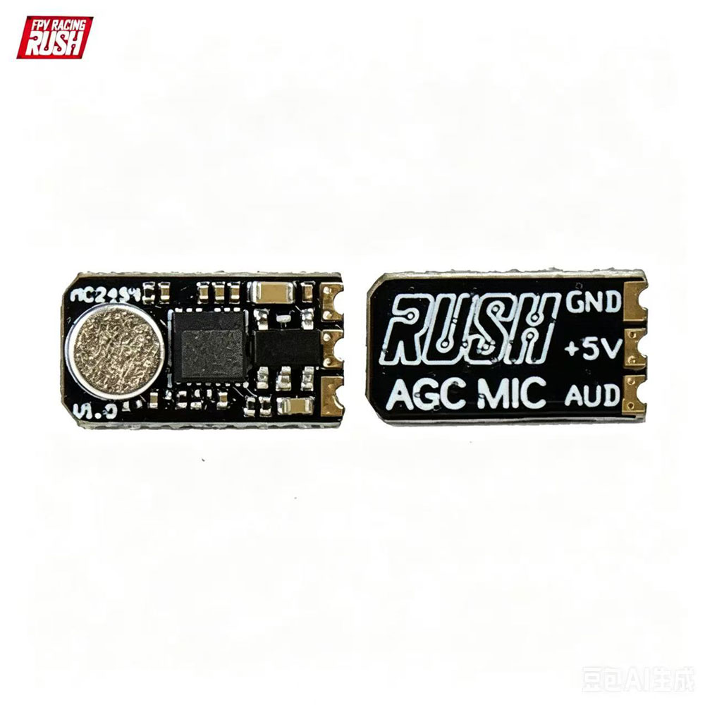 Top Rc Hobby Mini Xcub - Mikrofon RUSH AGC 5V DC do