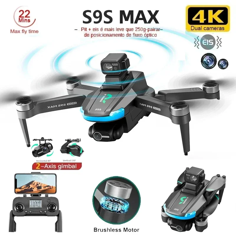 Top Rc Hobby Mini Xcub - NOWOŚĆ S9S MAX MINI Drone 4K