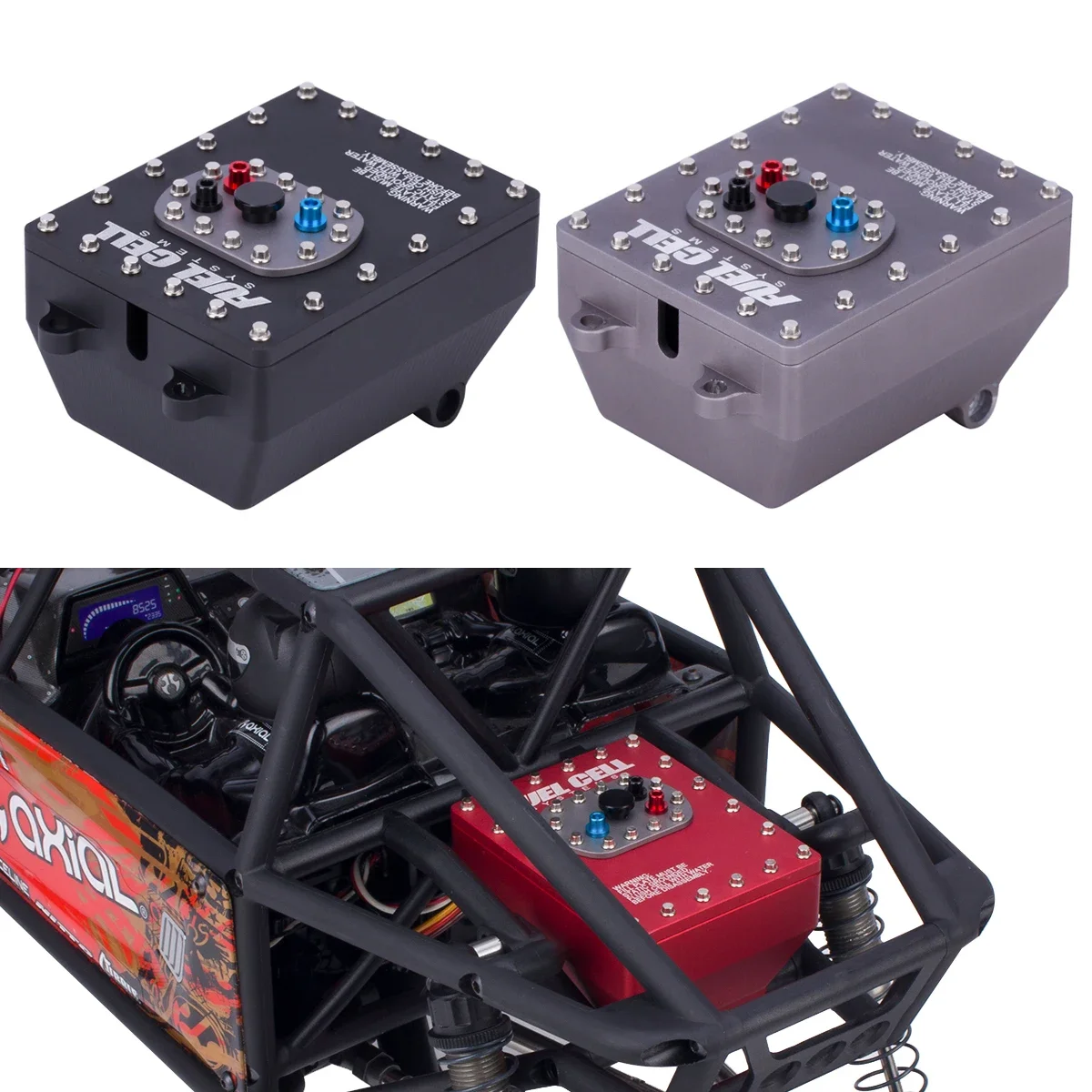Rc Hobby Truck - 1szt Aluminiowa skrzynka odbiorcza ogniwa paliwowego