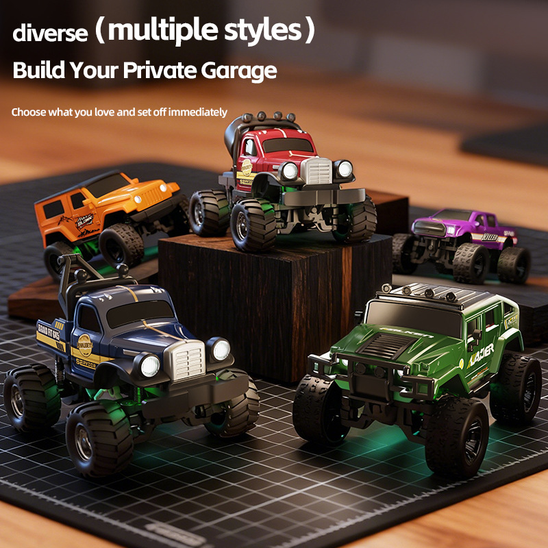 Rc Hobby Grade Cars - 2.4G D00 1:64 Mini RC Samochód