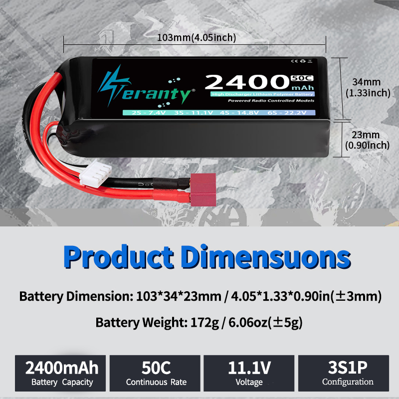 TERANTY 3S 2200/2400/2600mAh B – Rc Hobby Truck recenzja i cena
