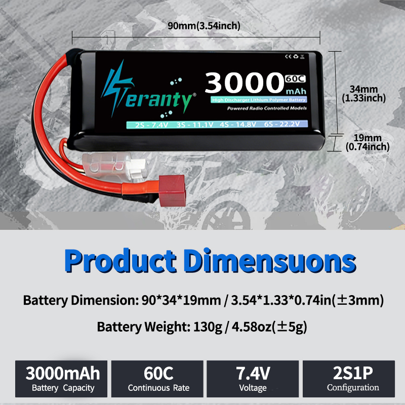 TERANTY 2S 3000mAh Bateria Lip – Rc Hobby Truck recenzja i cena
